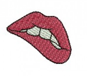 Stickdatei - Lippen
